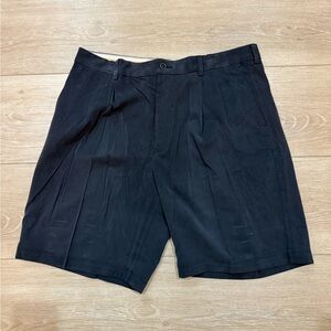 Tommy Bahama Men's Faded Black Flat Front Shorts